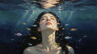 水下女孩