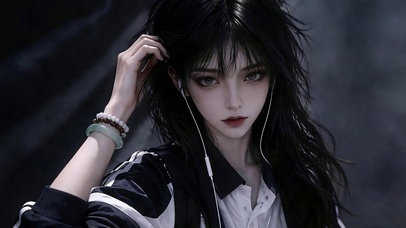暗系清冷感少女 4K超清