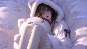 软萌猫耳二次元美少女