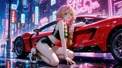 都市跑车美少女甘露寺蜜璃