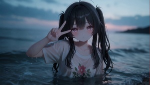水中女孩