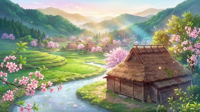 山村樱花