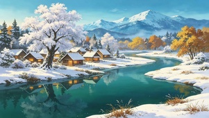 唯美雪景
