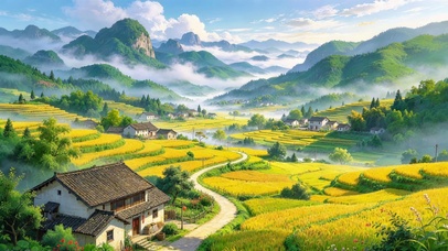 油菜花田