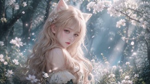 猫系美女