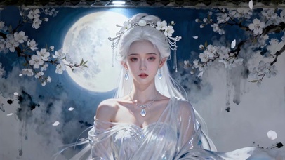 霜衣沐月华