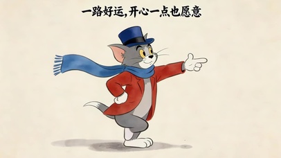 又好运又开心
