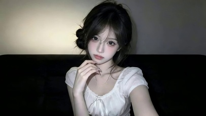 居家可爱少女
