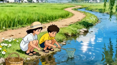 童年时光带鱼屏
