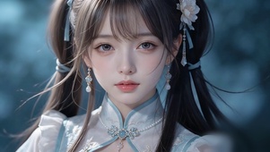 甜美高清古风少女