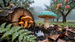 雨中森林