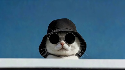 酷酷的猫咪