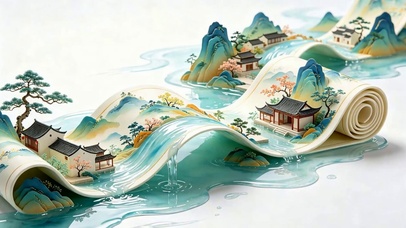 古风山水