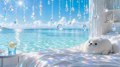 清新海景卧室