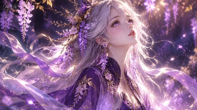 紫藤花神