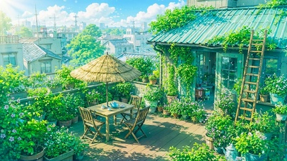 治愈绿植阳台