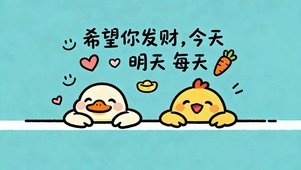 希望你每天发财