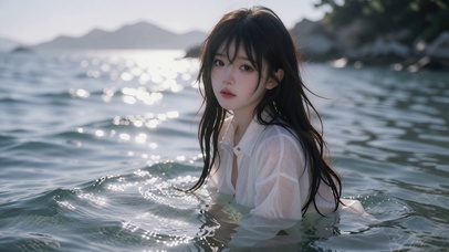 水中女孩