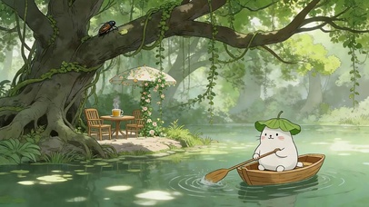 树下河流小萌宠