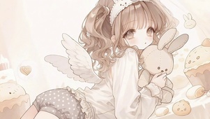 甜甜棕色少女