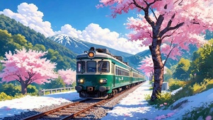 樱花飞舞