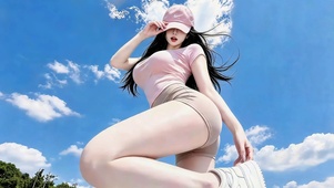 夏日清纯长腿女孩（重做版）