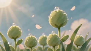 阳光晨露