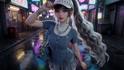 千禧甜酷少女