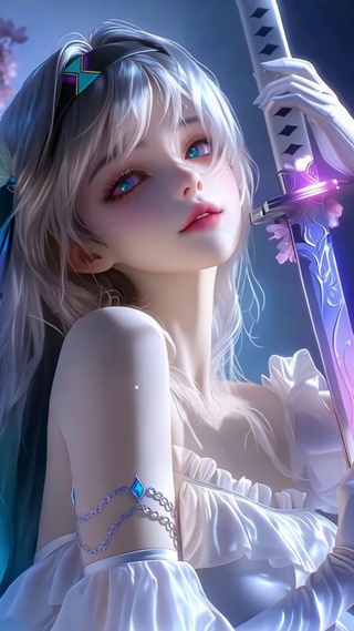 夜樱美人流萤