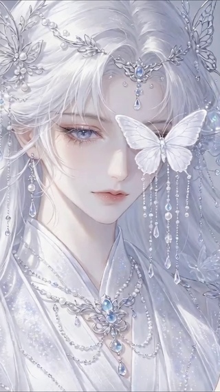 梦幻白蝶少女