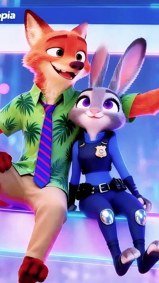 赛博城的约会留念