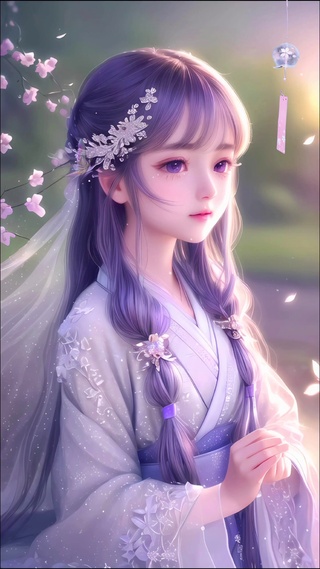 4K古风可爱美女1