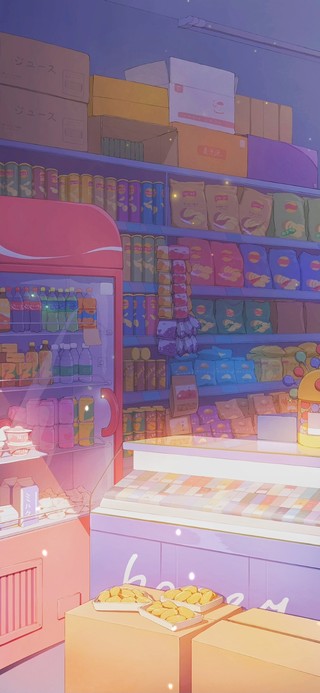 4K日系士多店-随时间变化