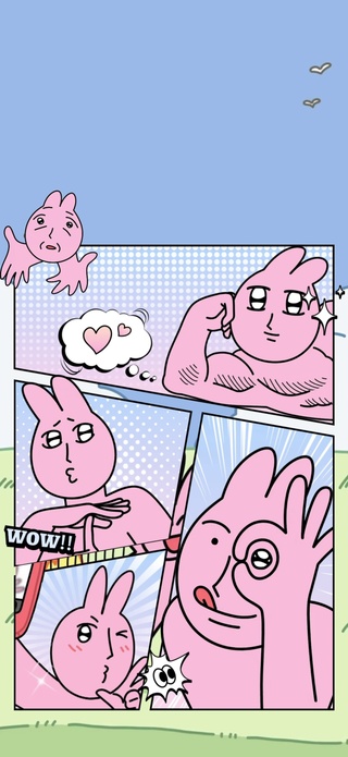 粉红兔子7