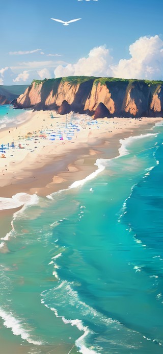 唯美夏季海景