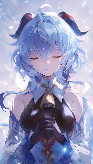 甘雨丨幽蓝静守丨