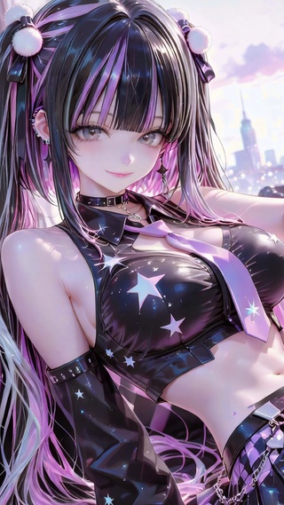 纯欲黑丝二次元女孩