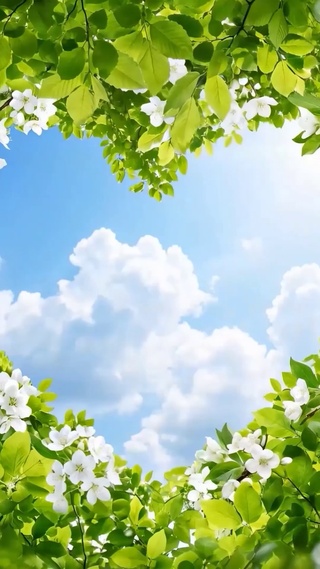 清新花草