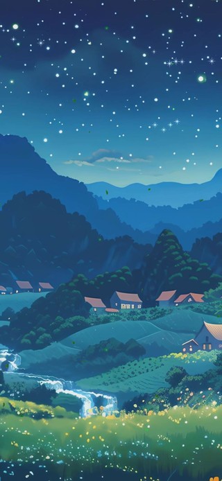 护眼绿景