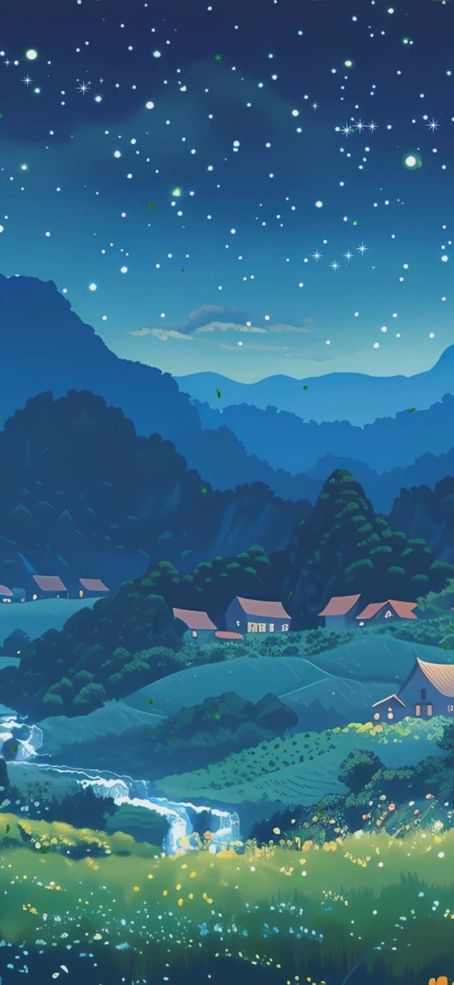 护眼绿景