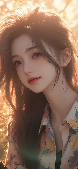 清纯治愈女孩
