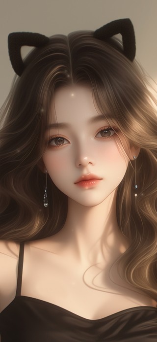 可爱猫耳少女
