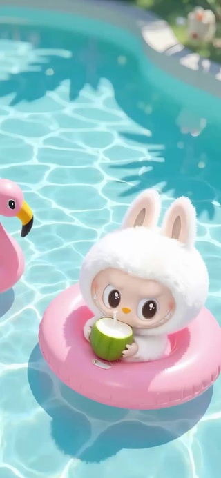 labubu-游泳池