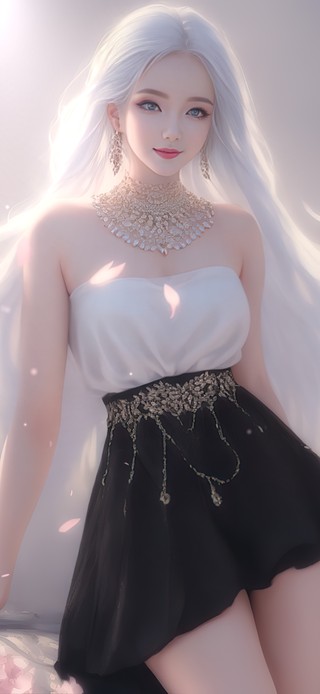 白发唯美女生