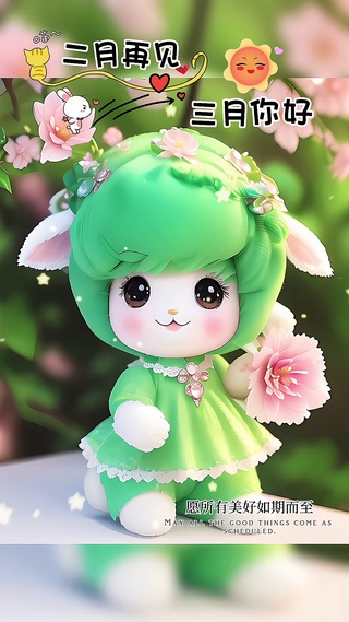 二月再见，三月你好。