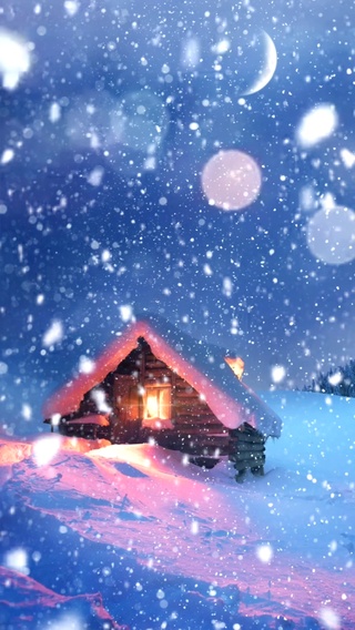 雪中小屋