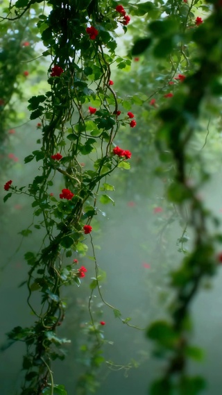 幽林花藤