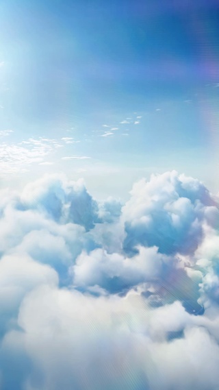 4K 高清 移动的云景