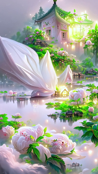 牡丹花开的时节