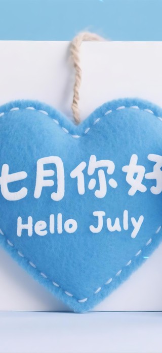遇见七月，遇见好运。